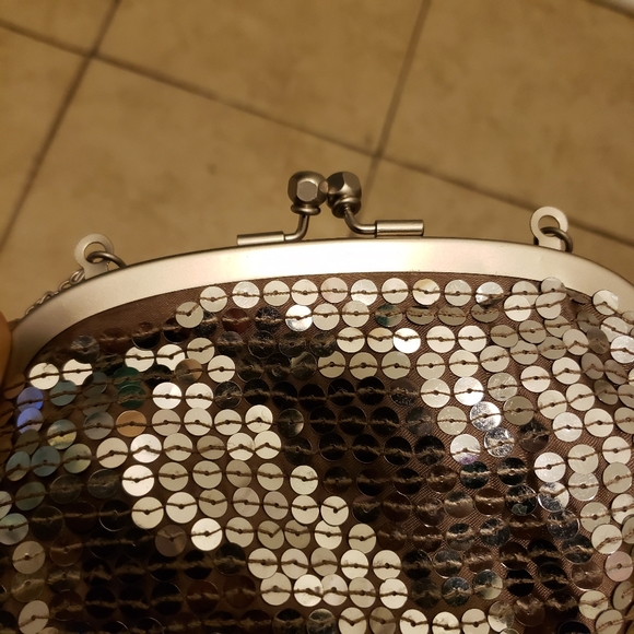 Old Navy Brand Women's Sequined Evening Handbag - Picture 4 of 4